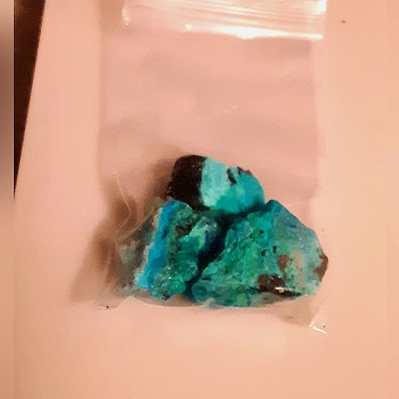 Rare Druzy Chrysocolla Rocks - Picture 2 of 4